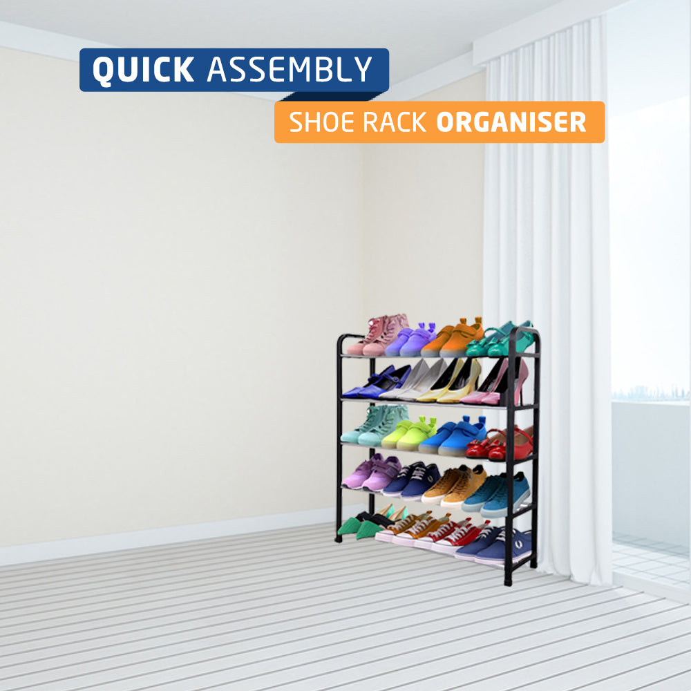 Quick Assembly 5 Tier Shoe Rack