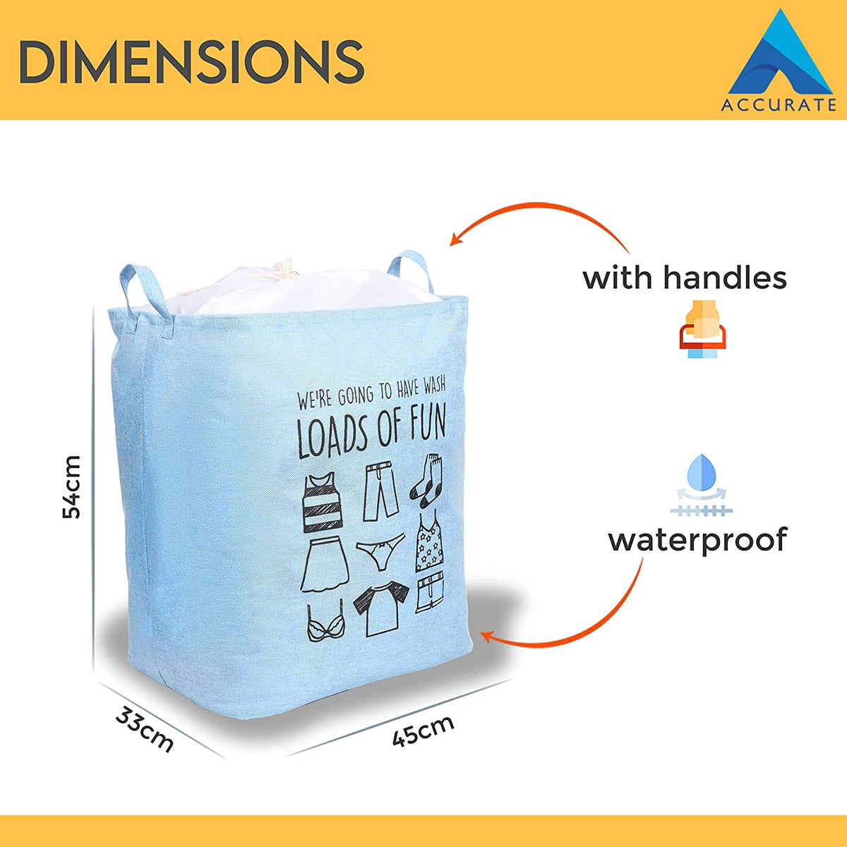 Buy Collapsible Waterproof Laundry Bag at 1Above