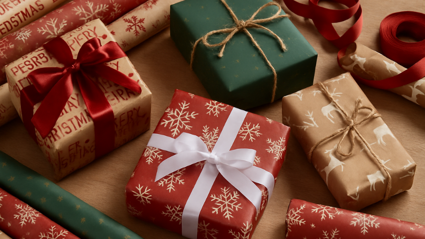 christmas wrapping paper