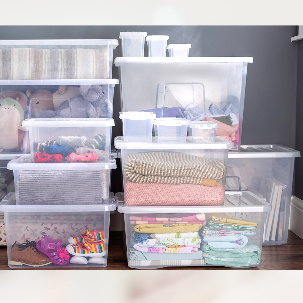 stackable plastic boxes