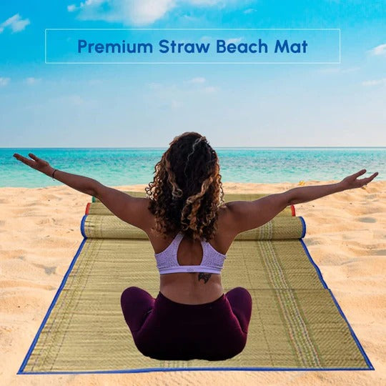 What Is A Straw Beach Mat?