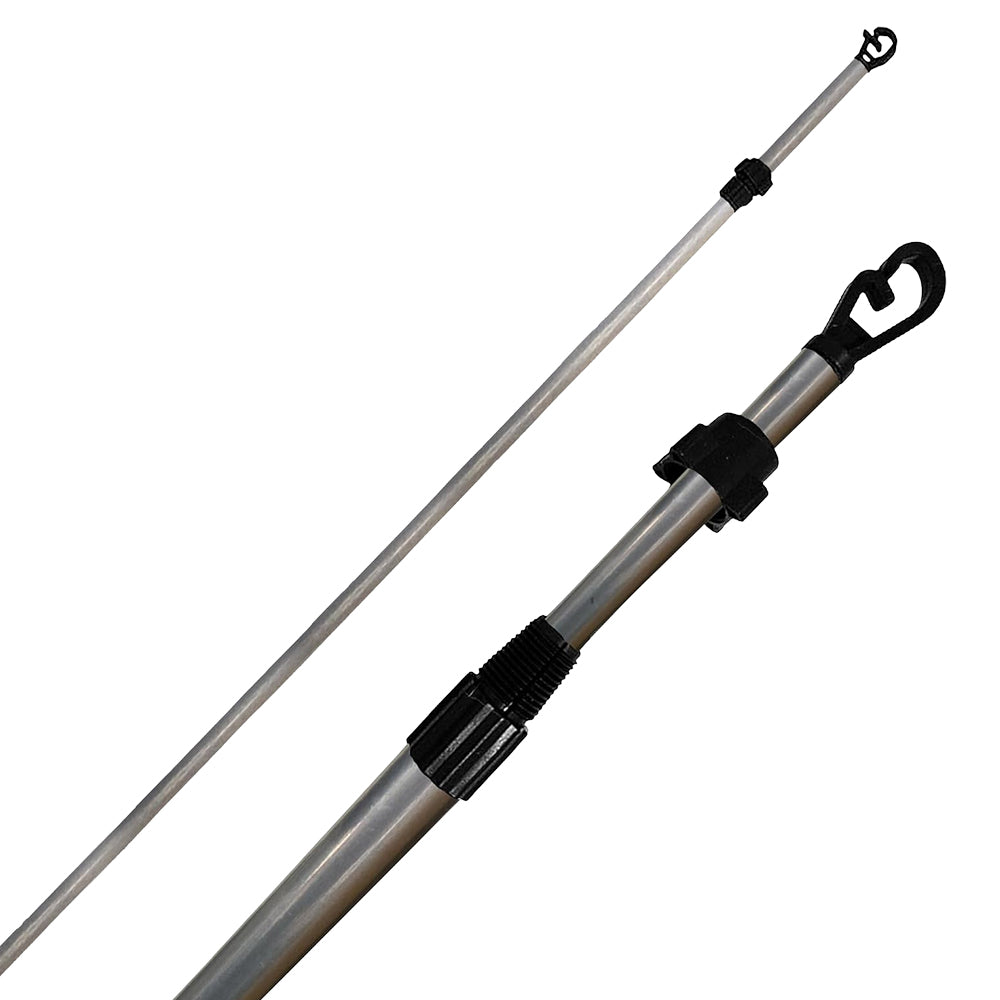 Extending Washing Line Prop Pole - Chrome