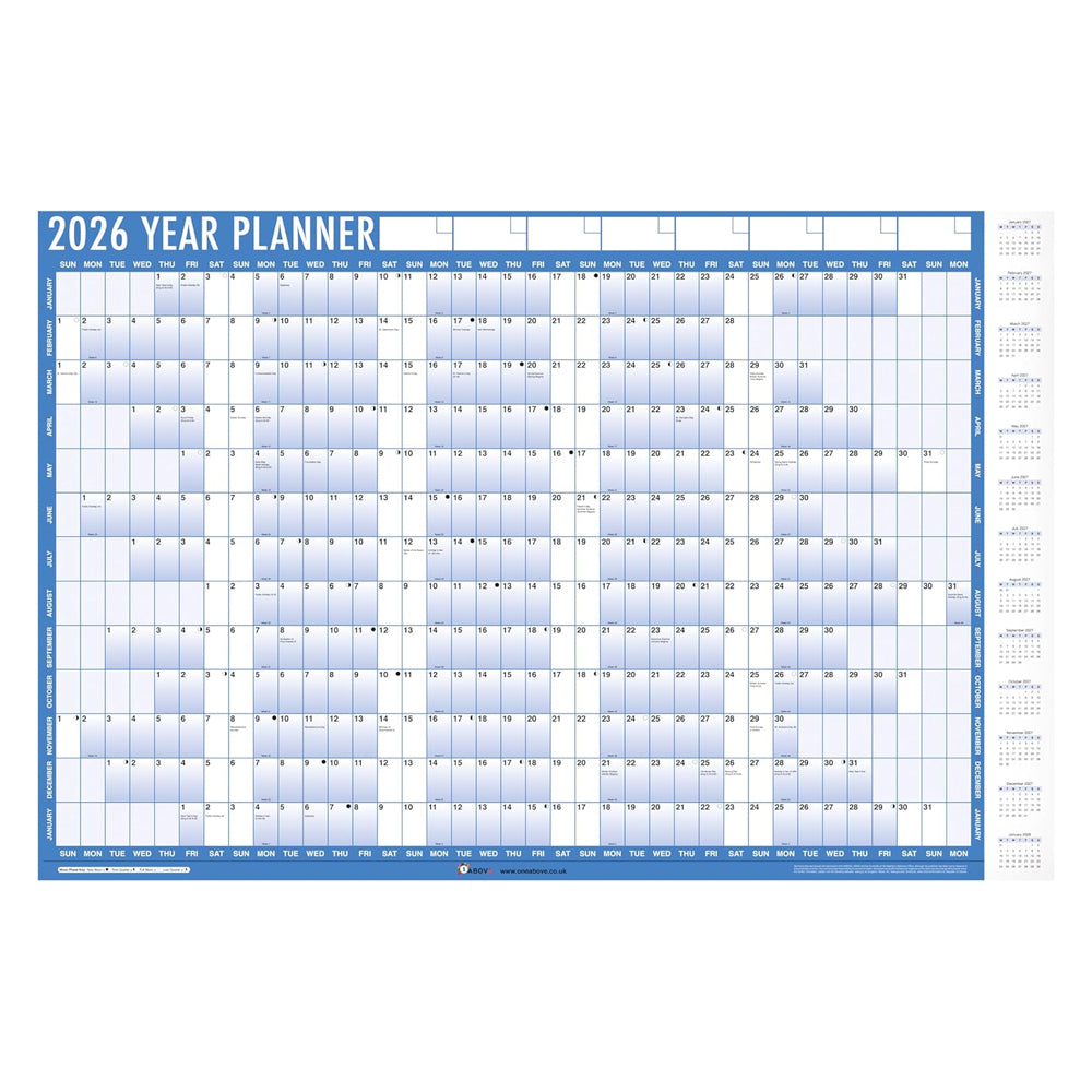 2026 Year Wall Planner A1 Large