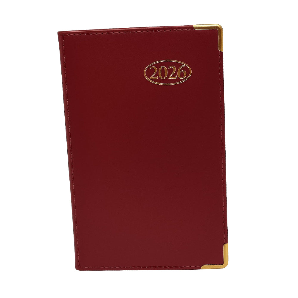 2026 Slim Week to View PVC Leather Diary