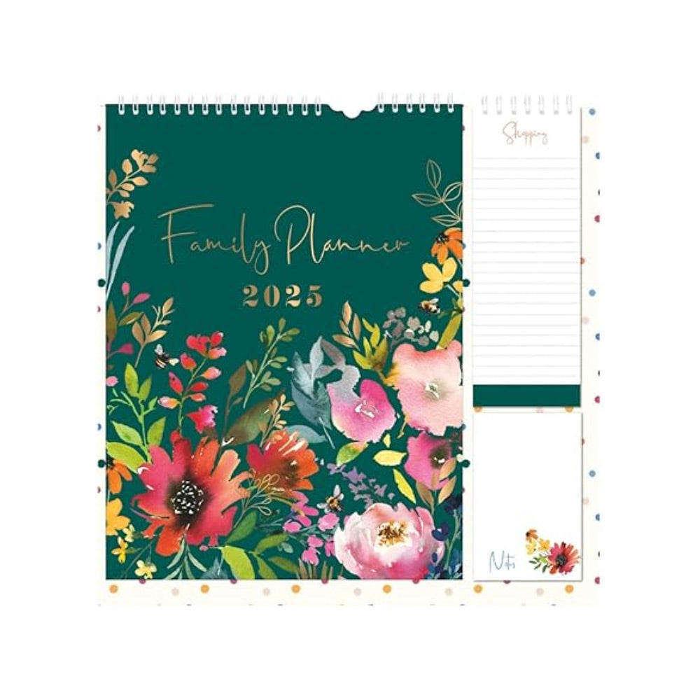 2025 Family Planner - Flower Pattern