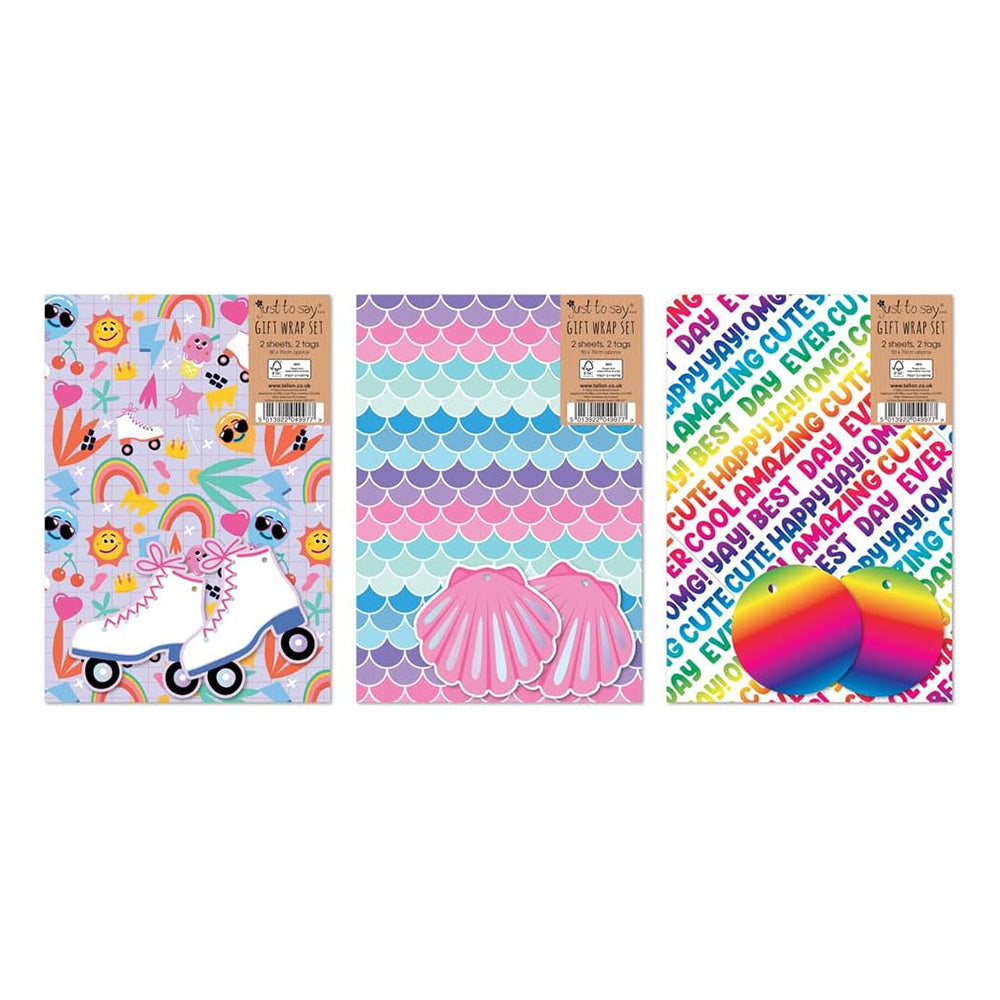 Birthday Wrapping Paper - For Girls
