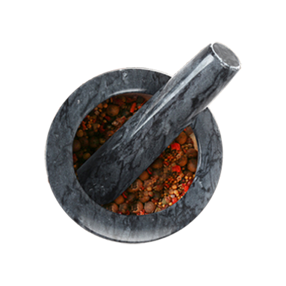 Dark Grey Marble Pestle & Mortar