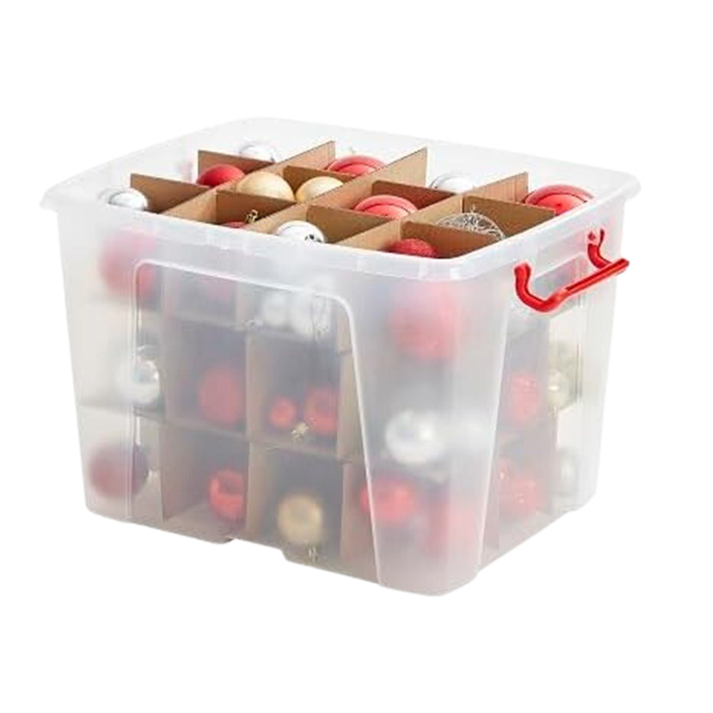 Christmas Bauble Storage Box with 36 Dividers