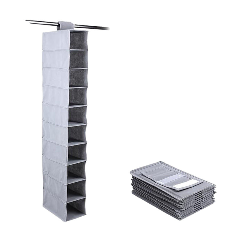 10 shelves Foldable Wardrobe Closet Organizer