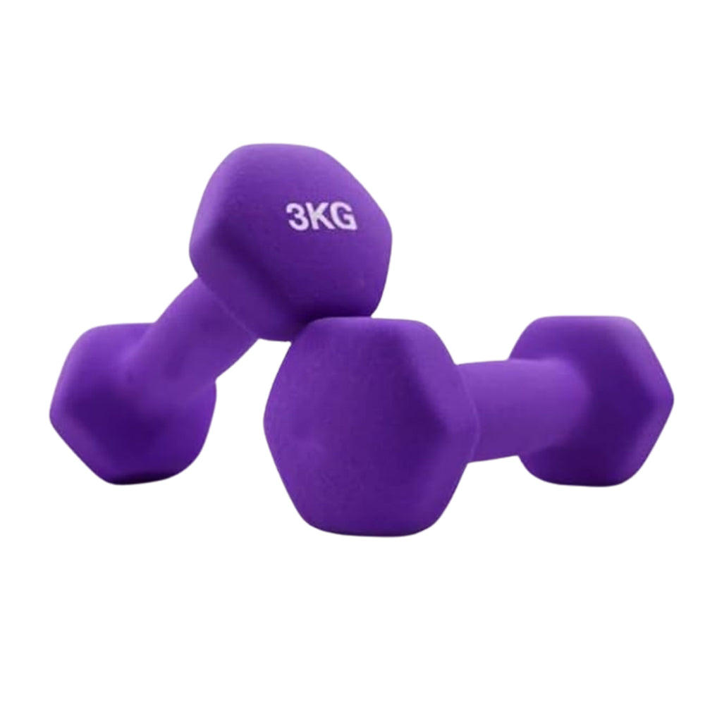 3kg Neoprene Dumbbell Set