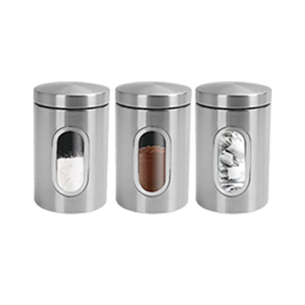 Stainless Steel Containers with Secure Lids