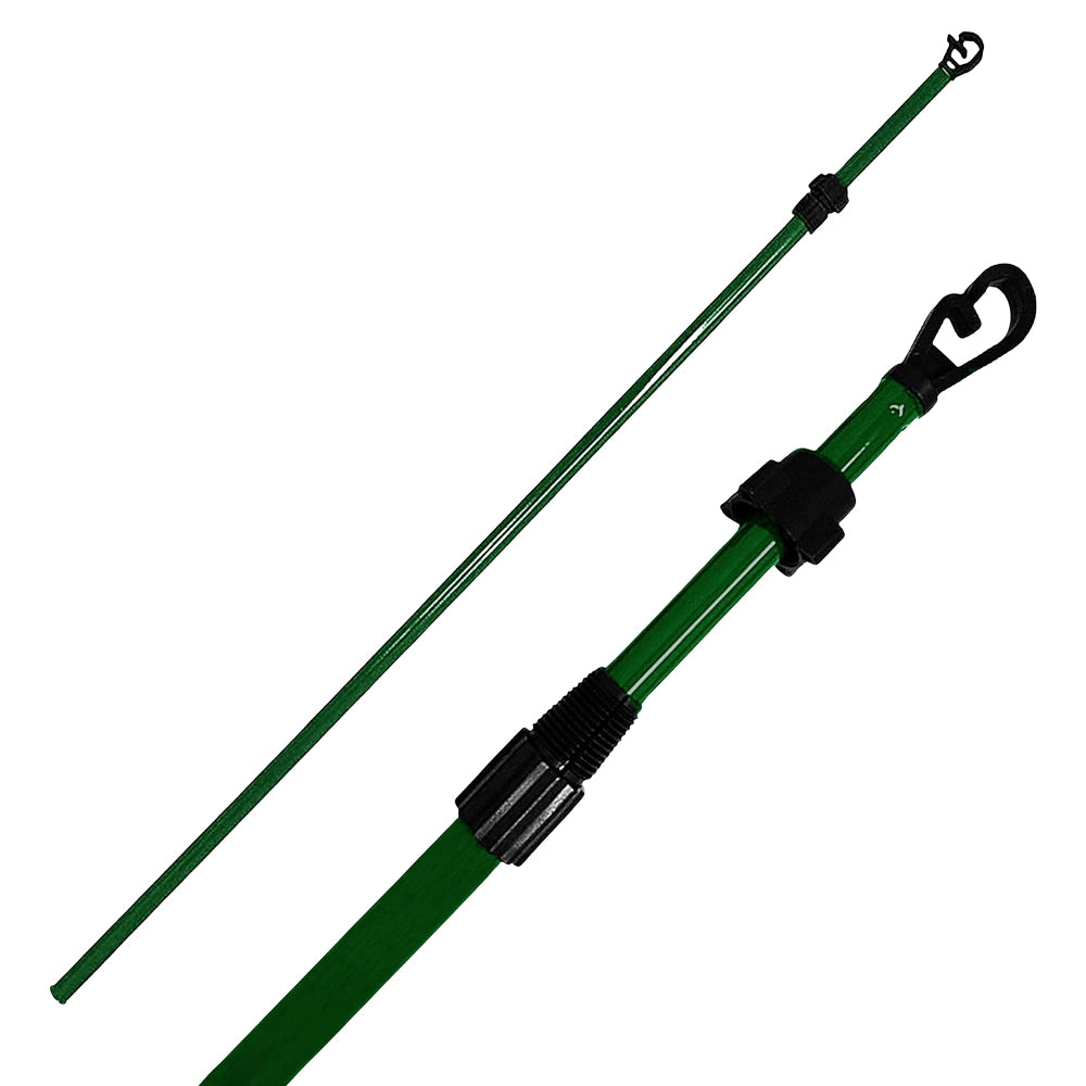 Extending Washing Line Prop Pole - Green