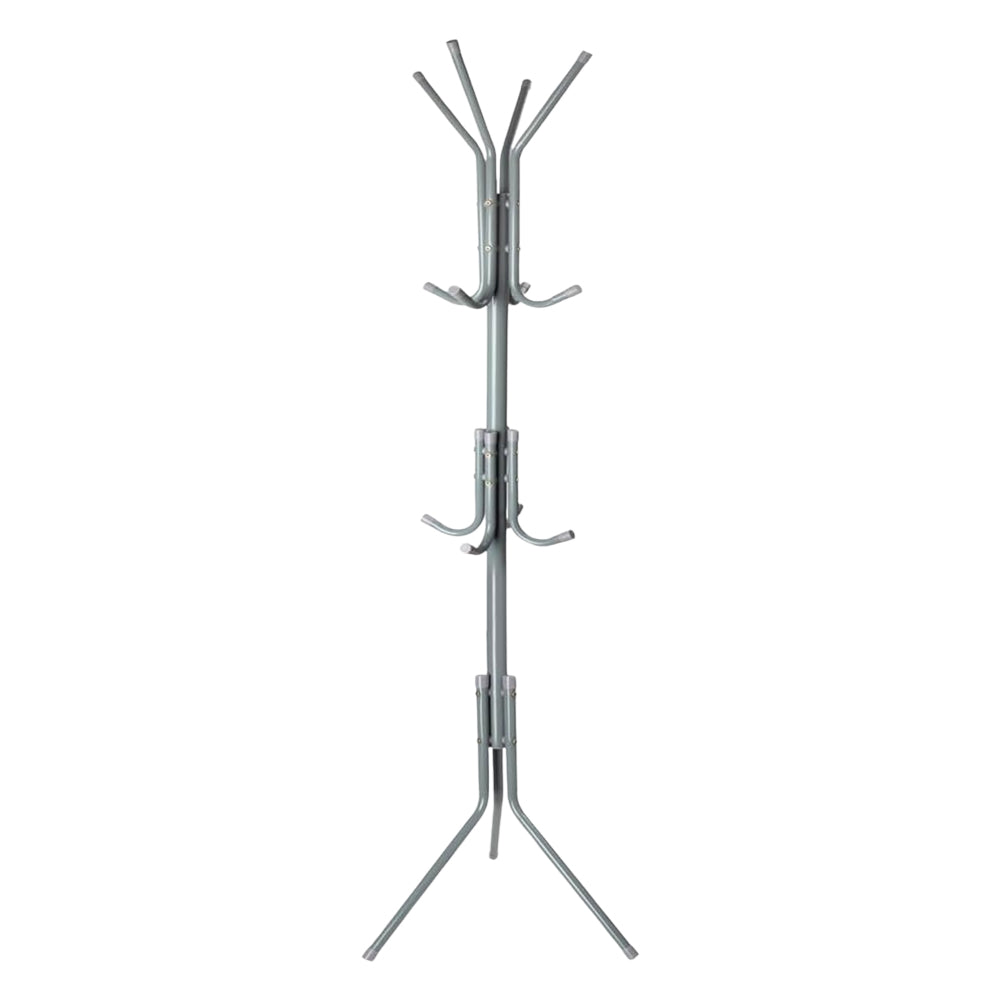 Grey Metal Coat Rack