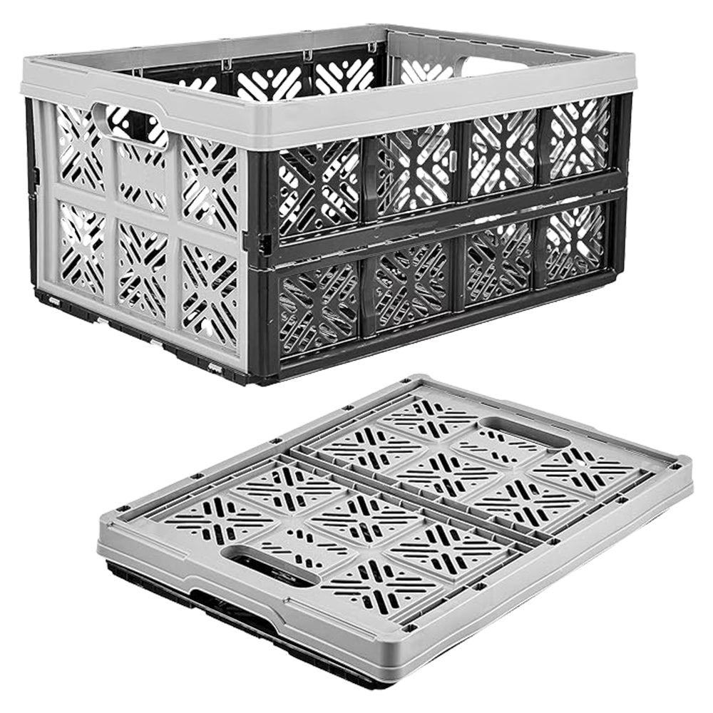 Grey 32 Litre Folding Storage Box