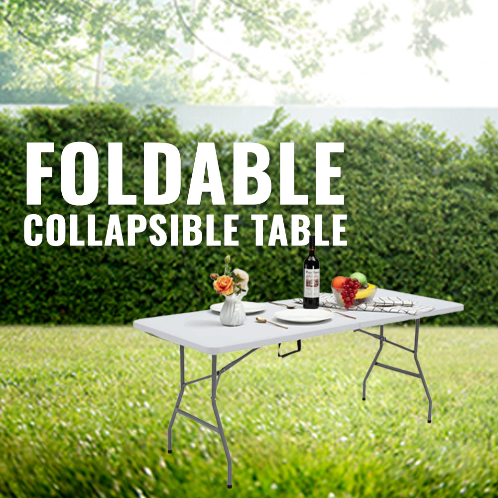 White Heavy Duty Folding Table 