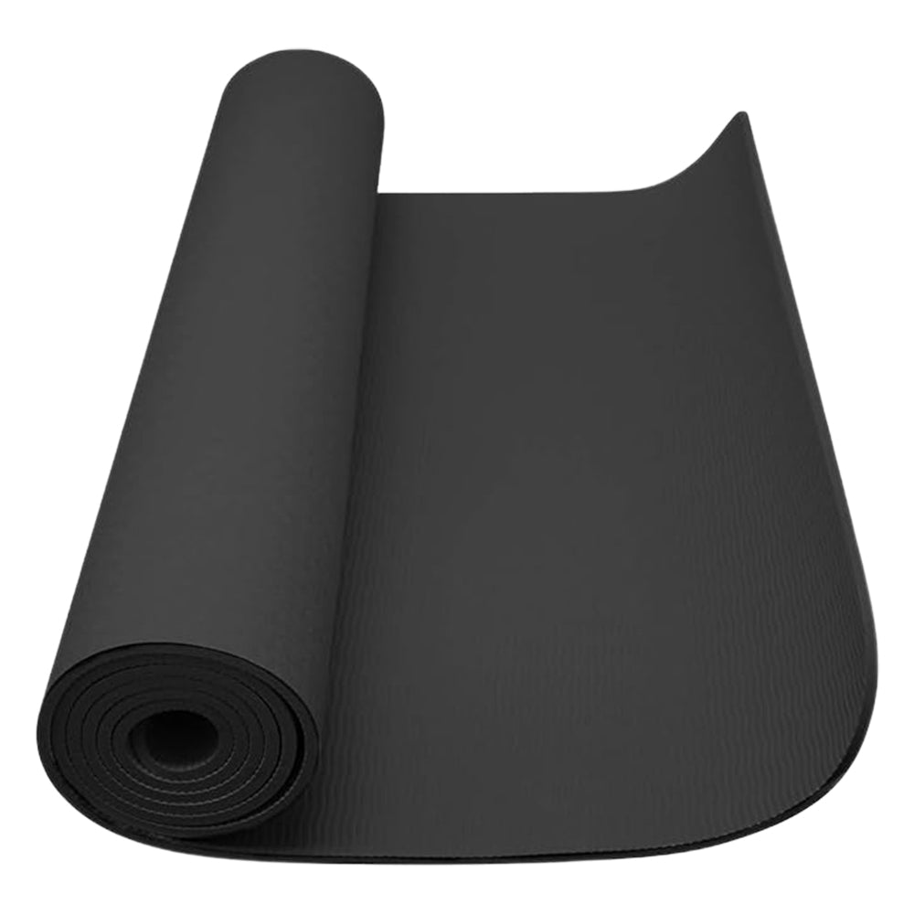 Black TPE Yoga & Fitness Mat