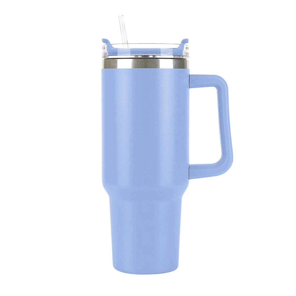 Blue Stainless Steel Insulated Bottle