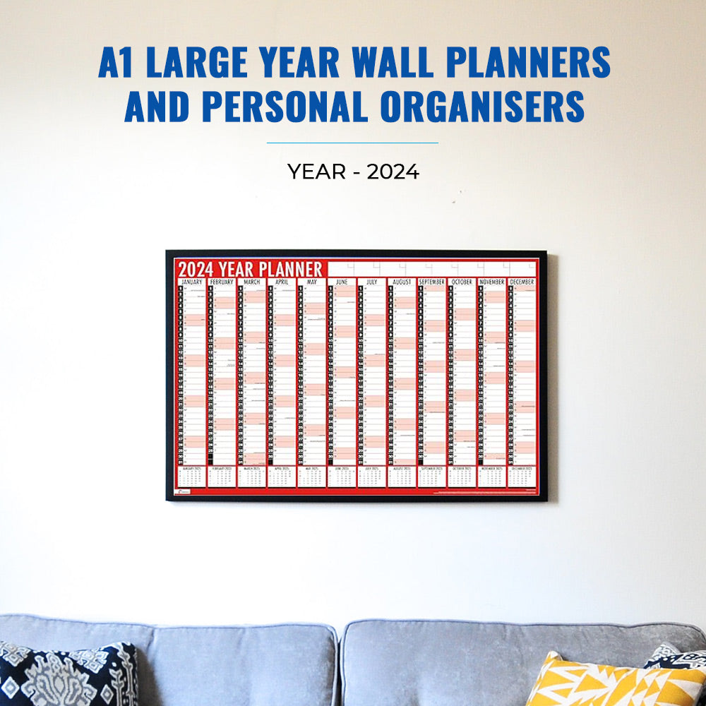 A1 Large Year wall Planners & Personal Organisers