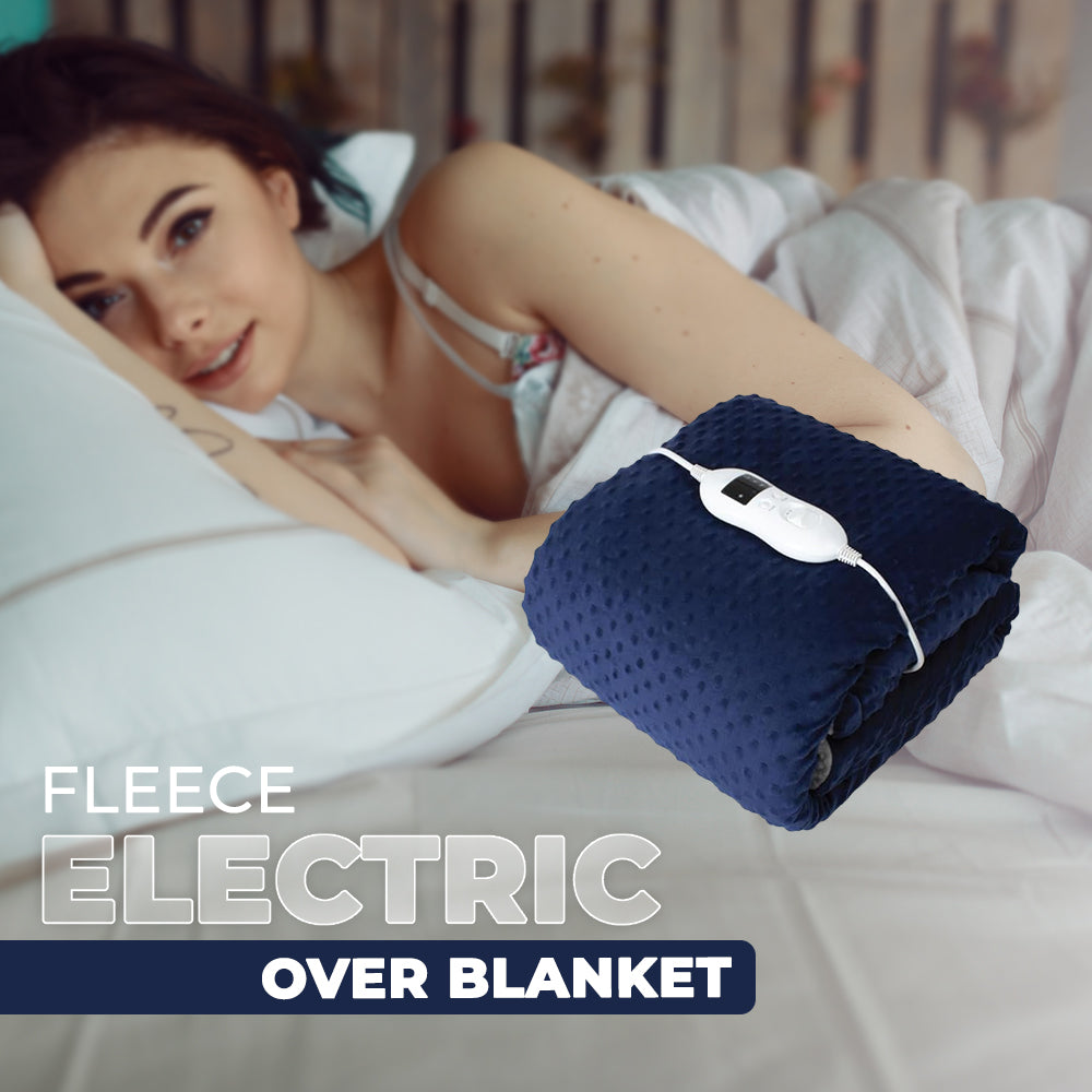 Electric Fleece Over Blanket with 9 Heat Settings