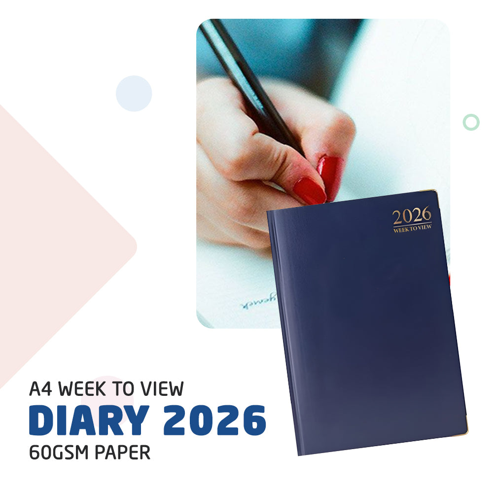 2026 A4 Week to View Diary