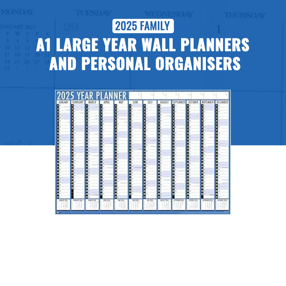 2025 A1 Large Wall Planners & Personal Organizers