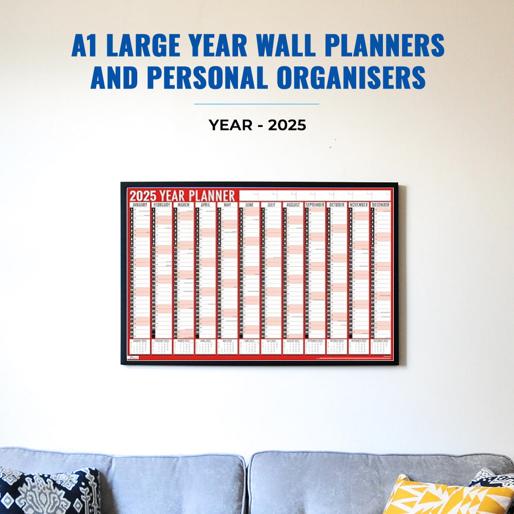 2025 A1 Large Wall Planners & Personal Organizers