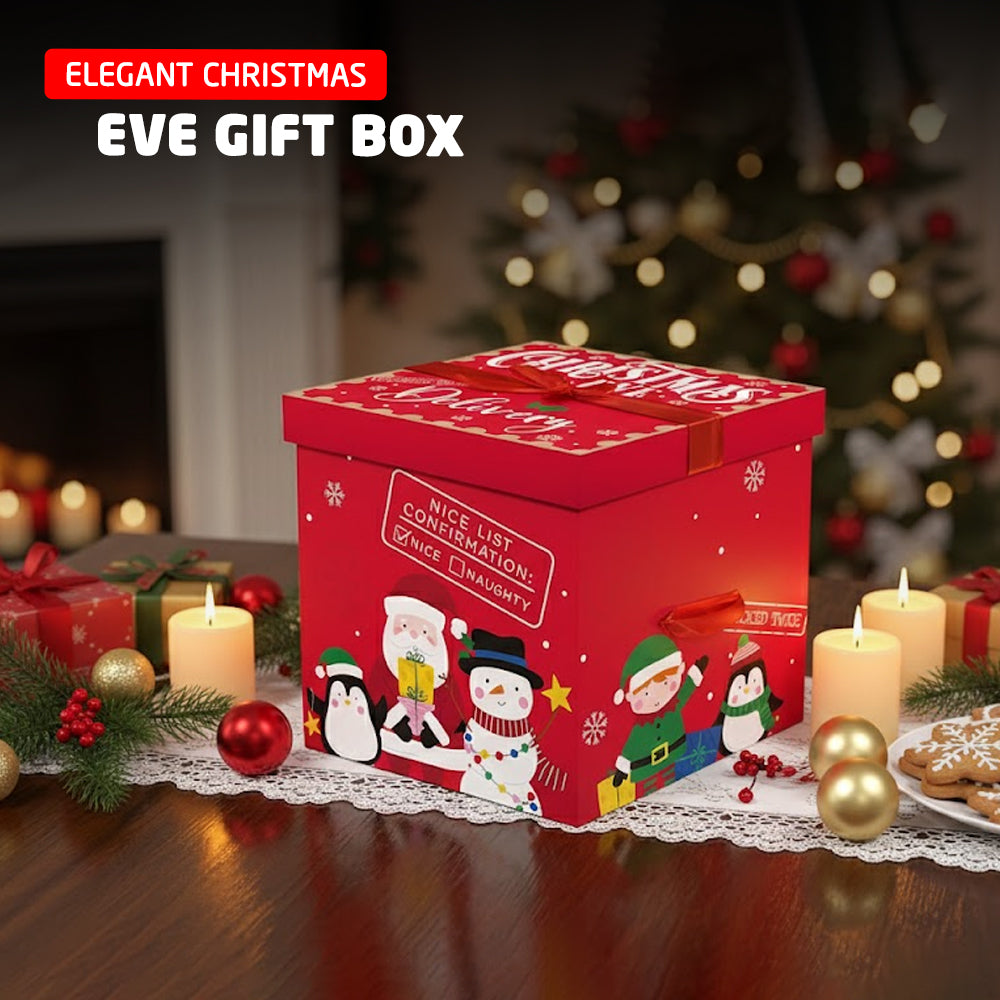 Christmas Eve Kraft Gift Box