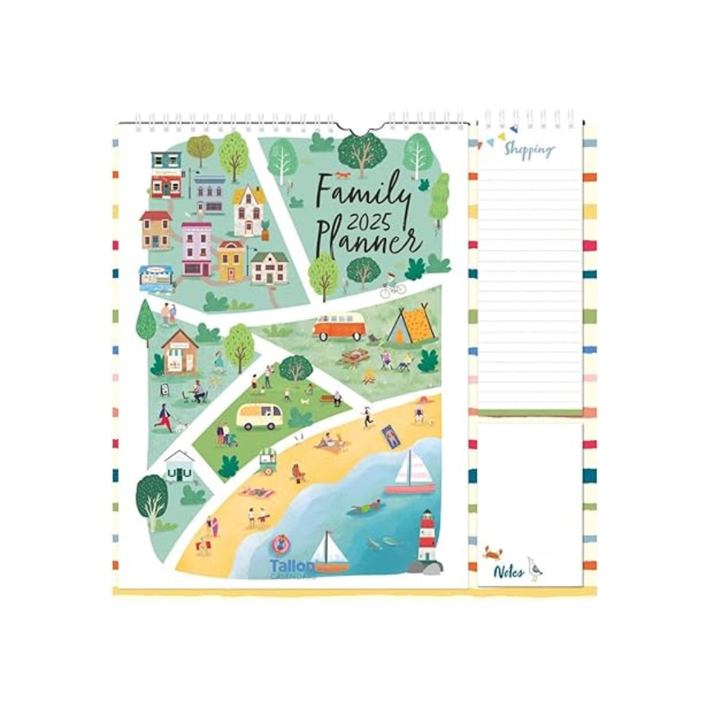 2025 Family Planner - Town Pattern