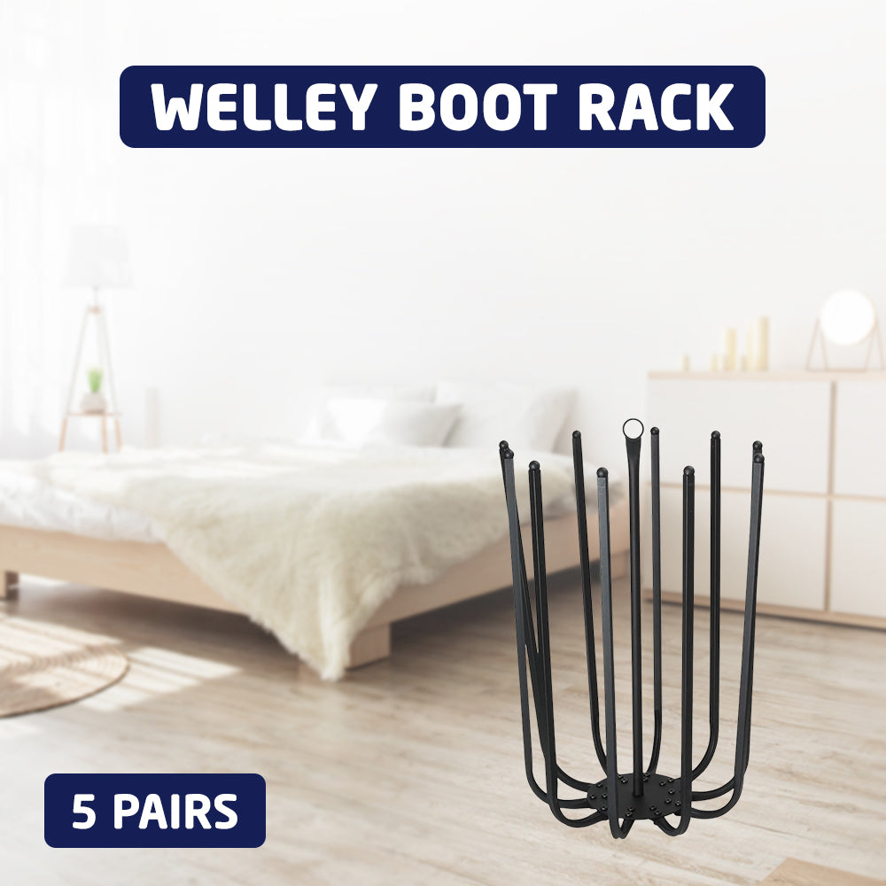 5 Pairs Welly Boot Rack