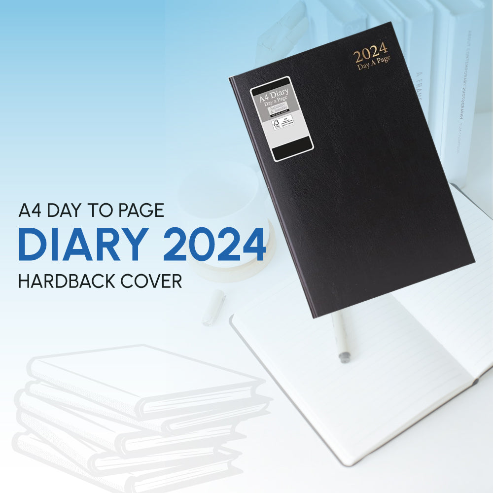 A4 Day to Page Diary 