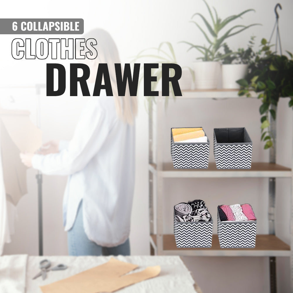 Collapsible Clothes Drawer Organizers