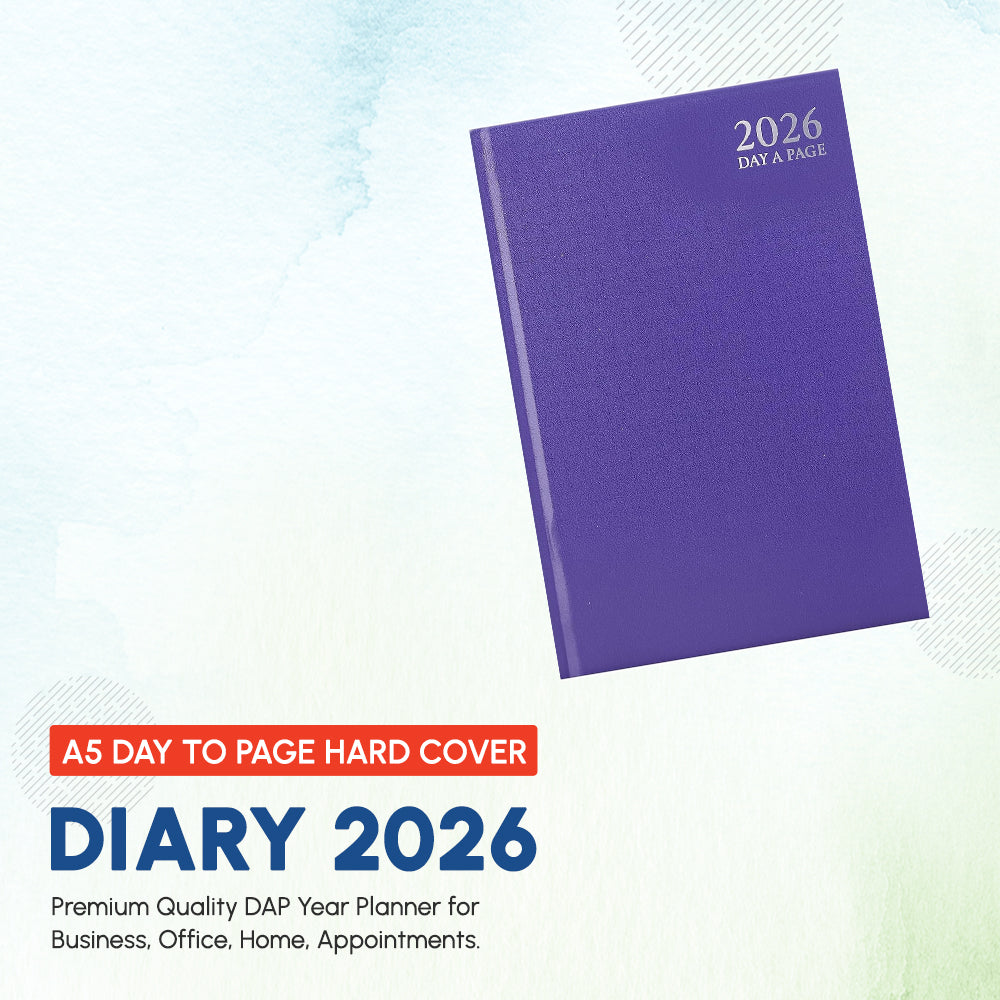 2026 A5 Day to Page Diary