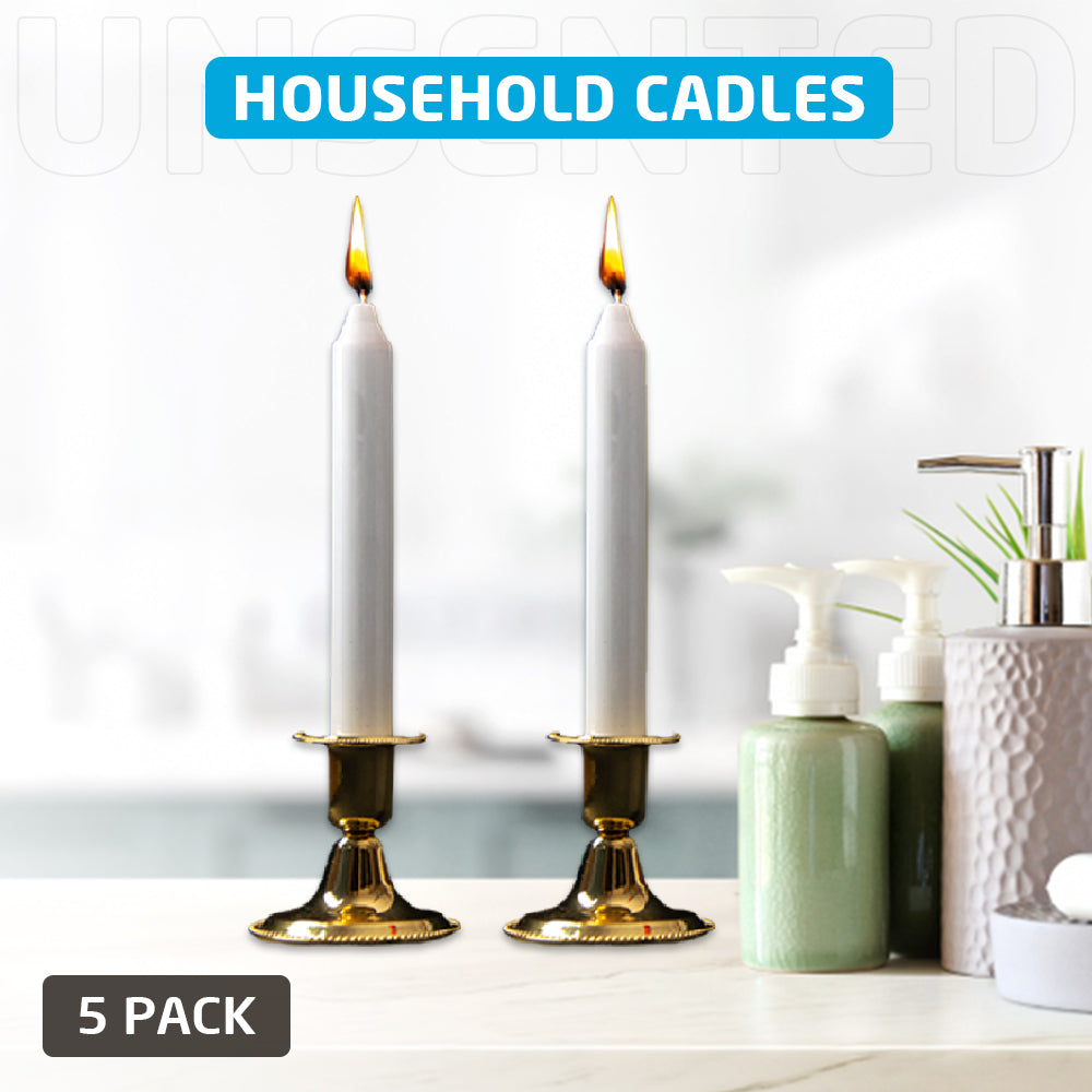 5 Pack Household Candles