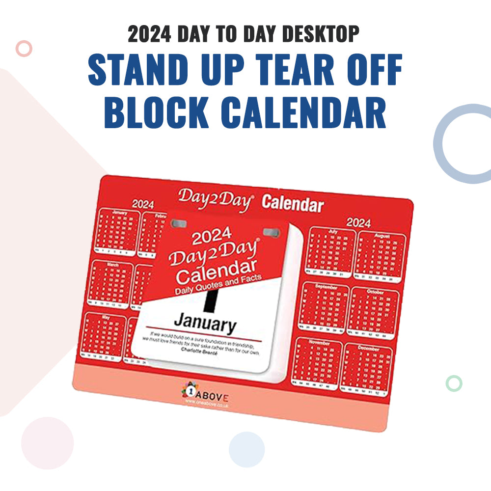 Day To Day Desk Calender - 2024