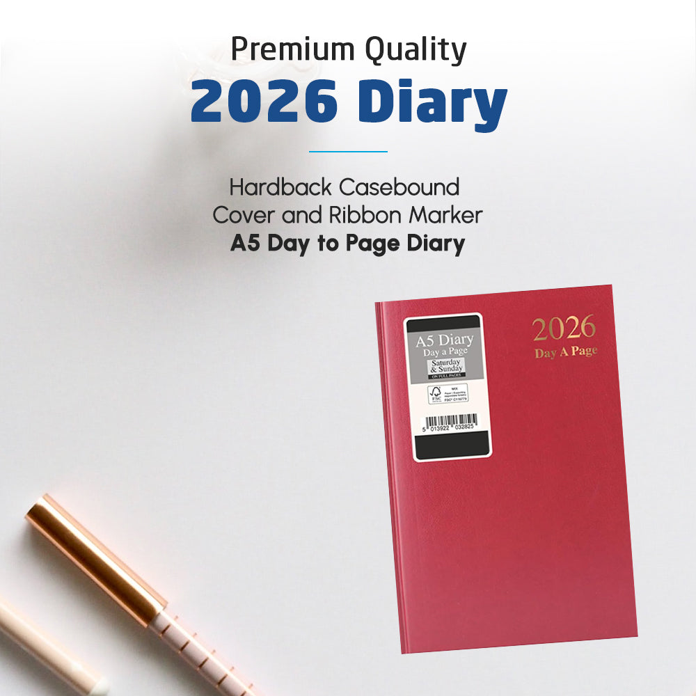 2026 A5 Day-to-Page Diary