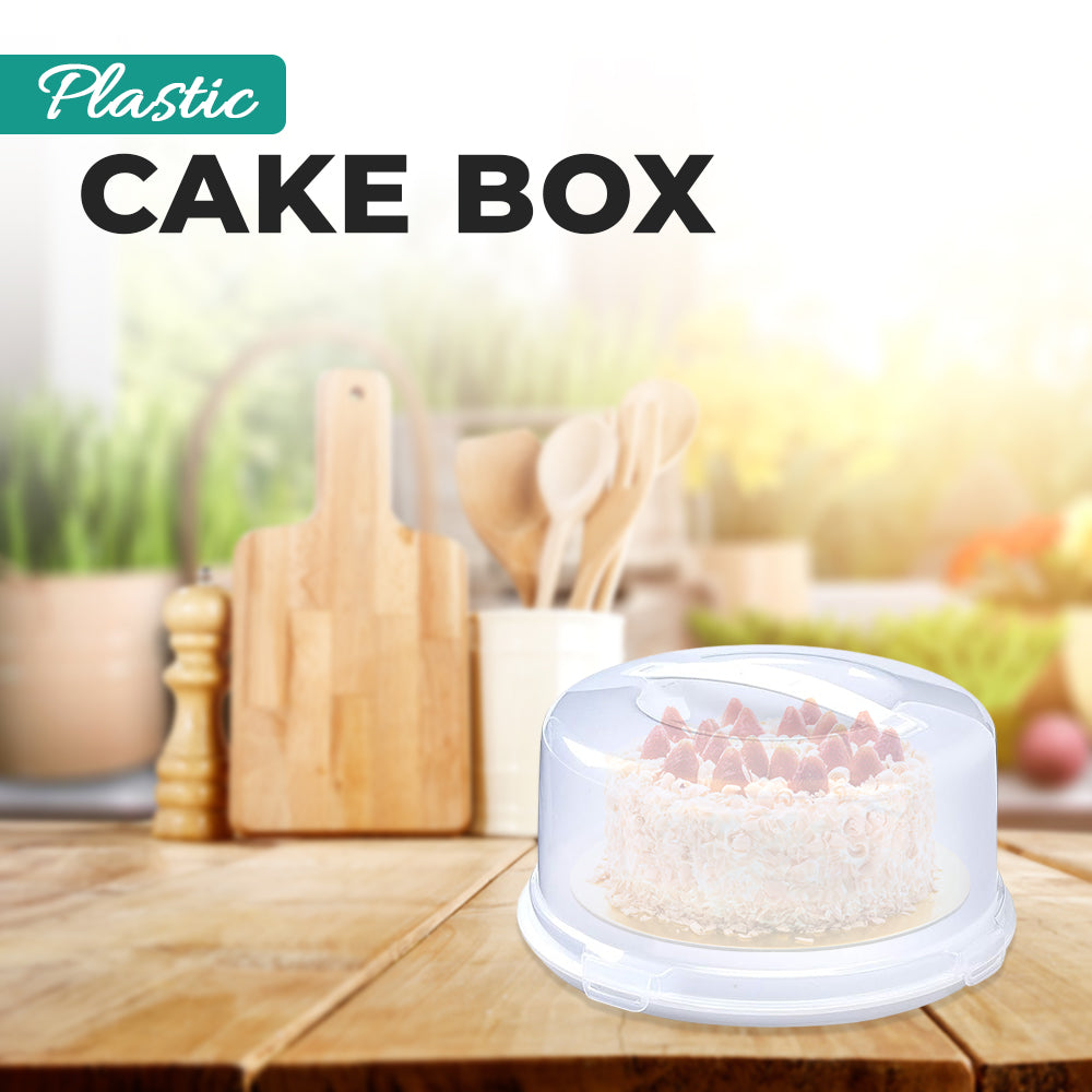 Round Plastic Cake Box