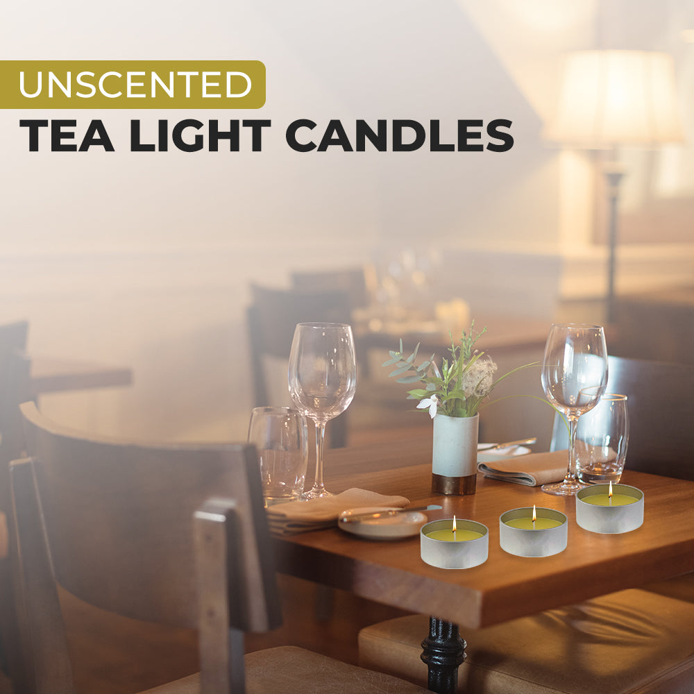 Unscented Tea Light Candles