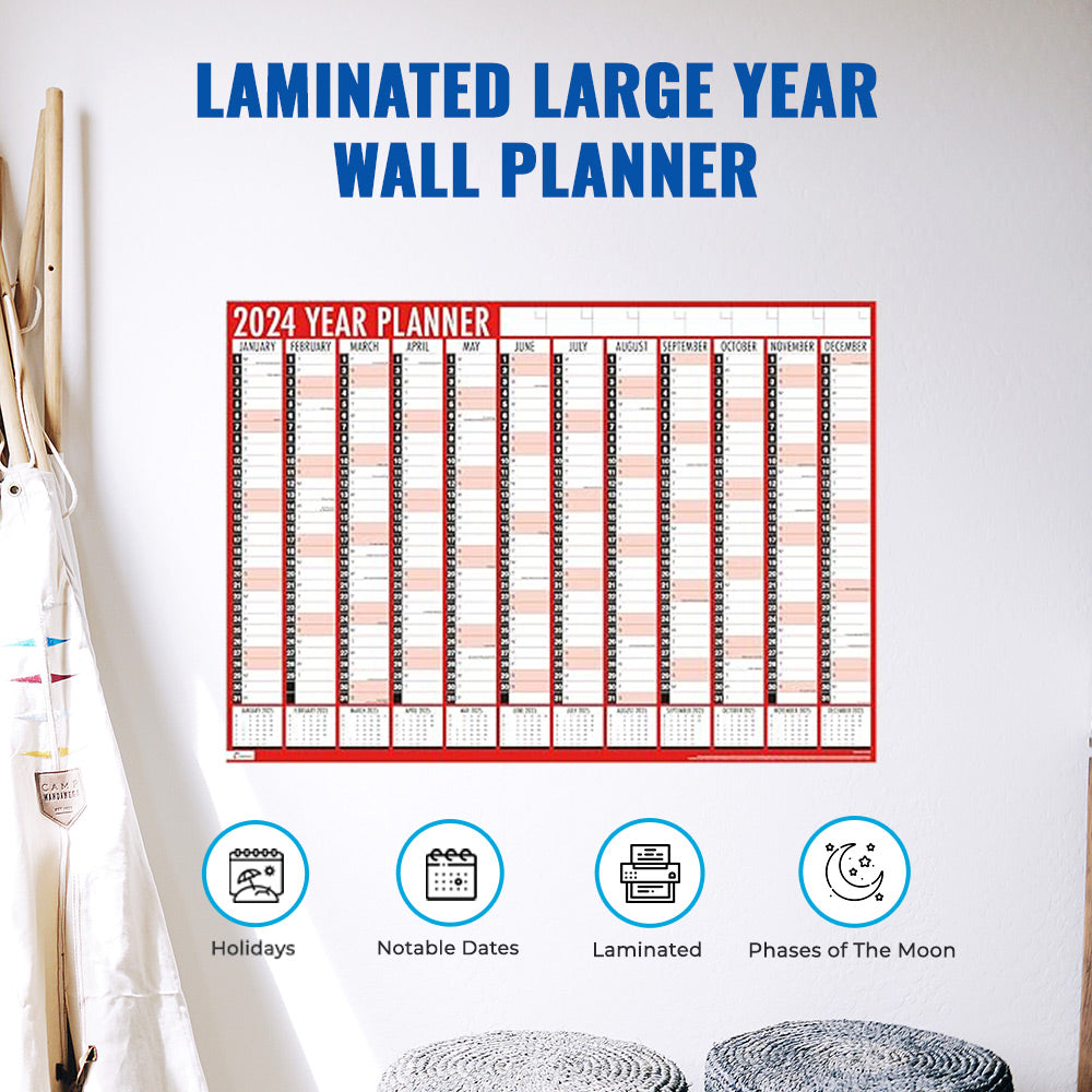 A1 Large Year wall Planners & Personal Organisers