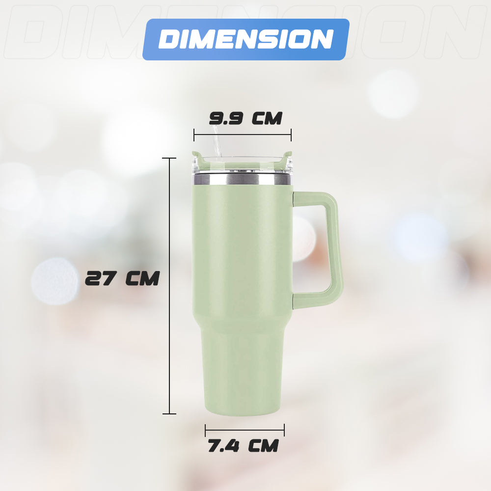 Green Stainless Steel Insulated Bottle