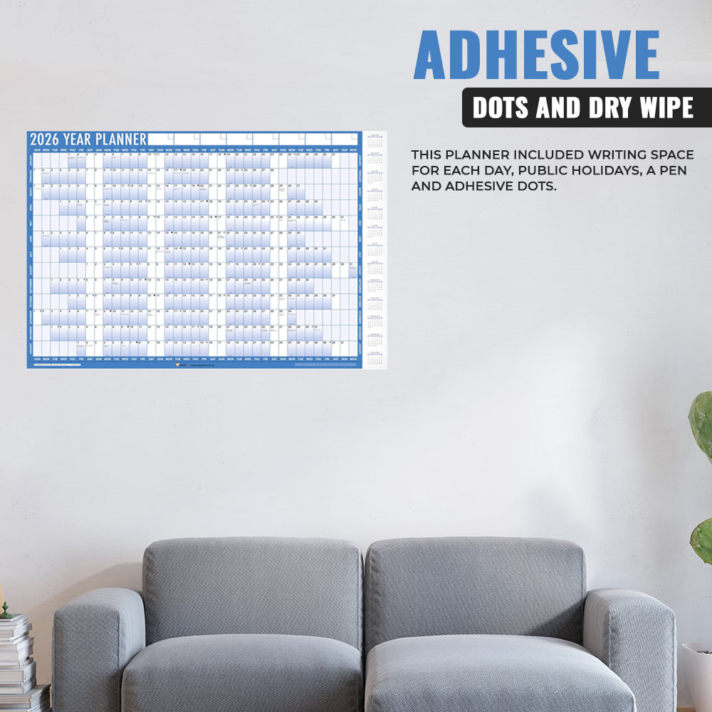 2026 Year Wall Planner A1 Large