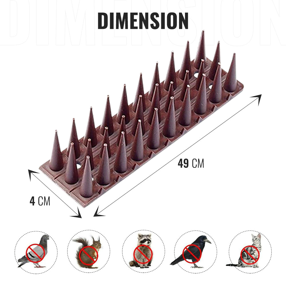 Dimension of 10 Pieces Anti Bird Spikes