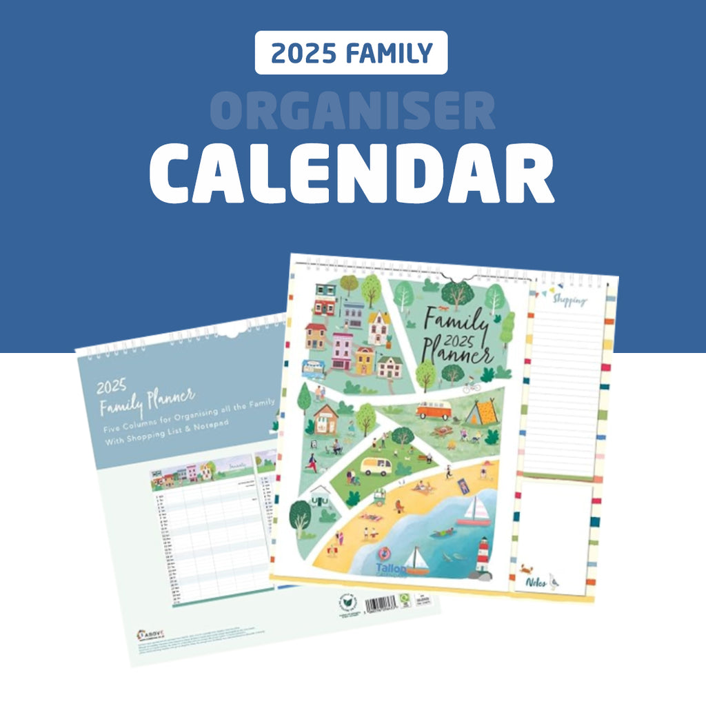 2025 Family Planner - Town Pattern
