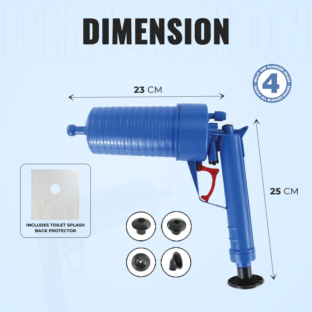 Dimension of Drain Blaster
