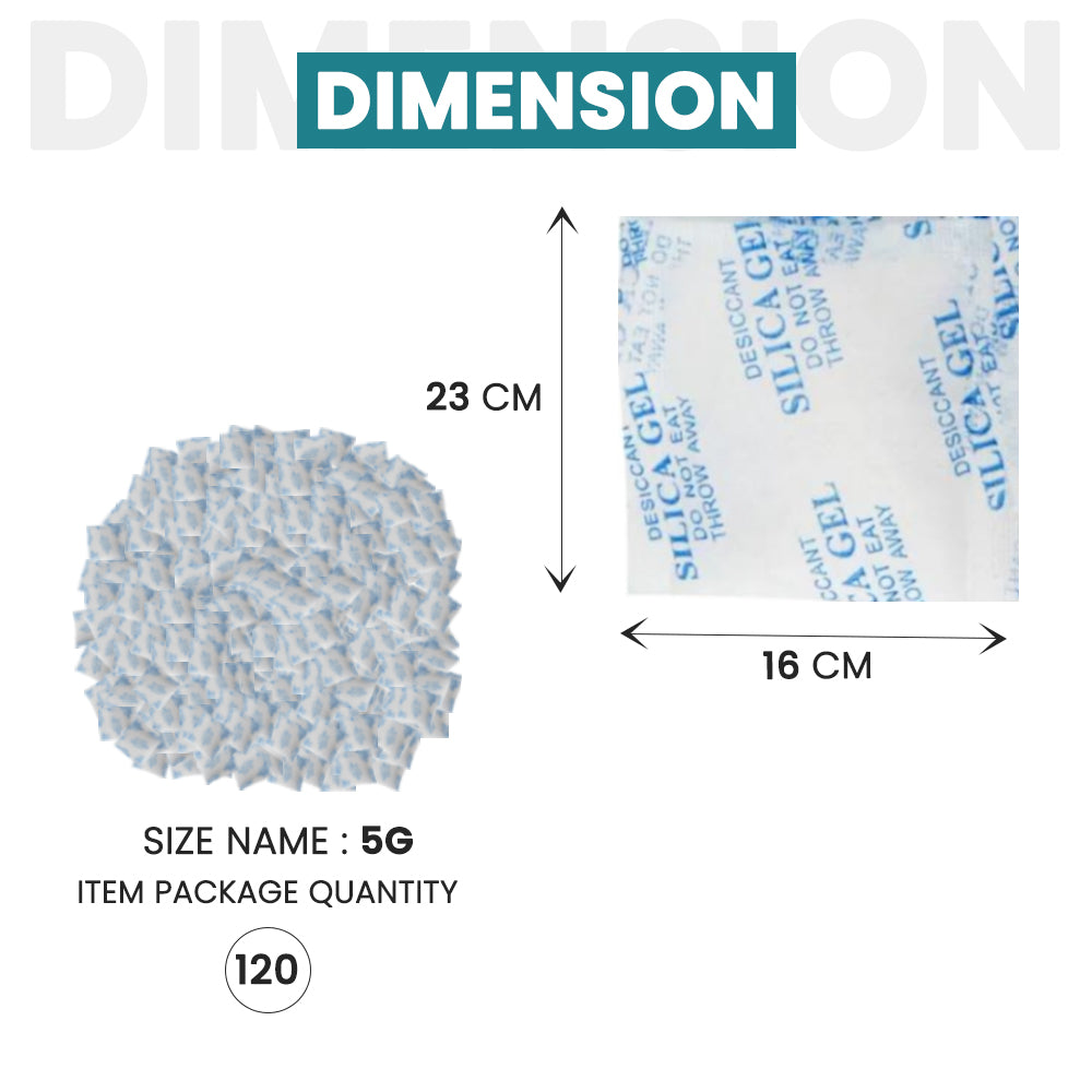 5G - 120 Pkt Moisture Absorbing Sachets