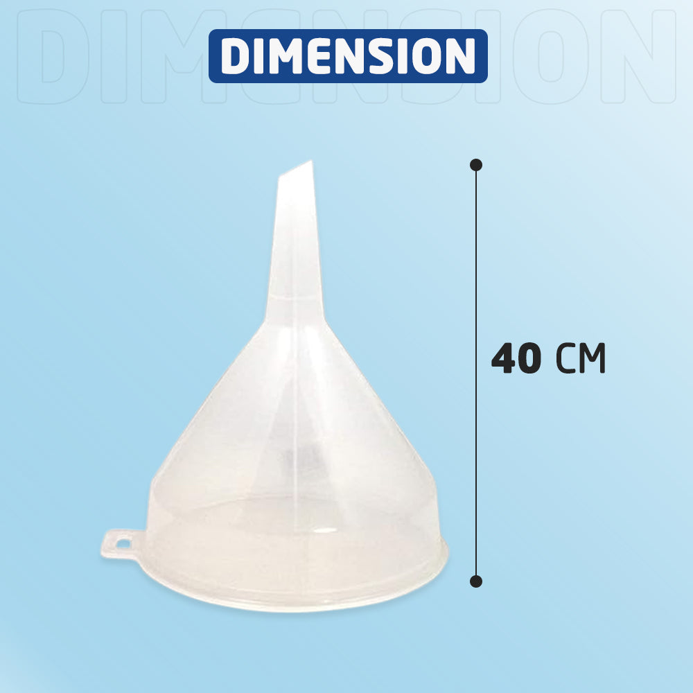 Dimension of Clear Plastic Funnel