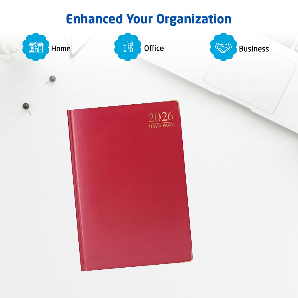 2026 Premium Quality A6 Day to Page Diary