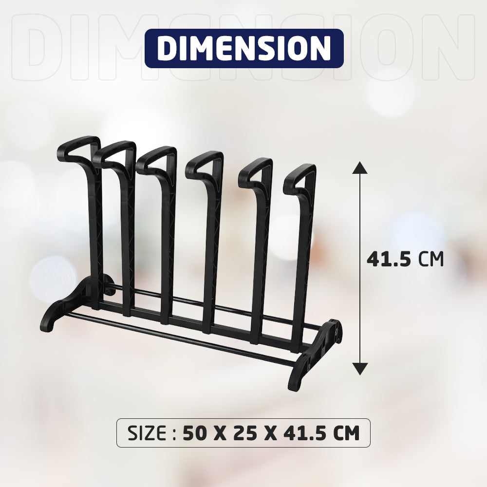 Dimension of 3 Pairs Welly Boot Rack
