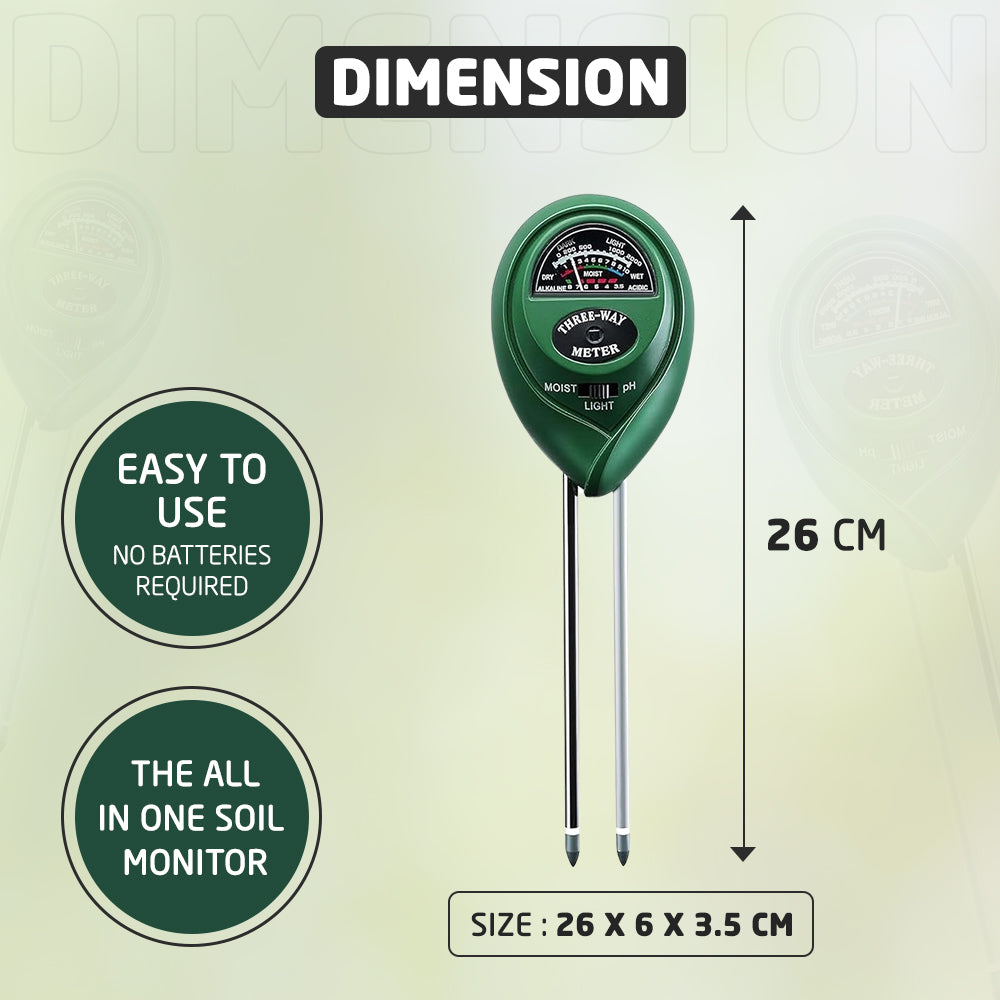 Dimension of Plant Soil Tester