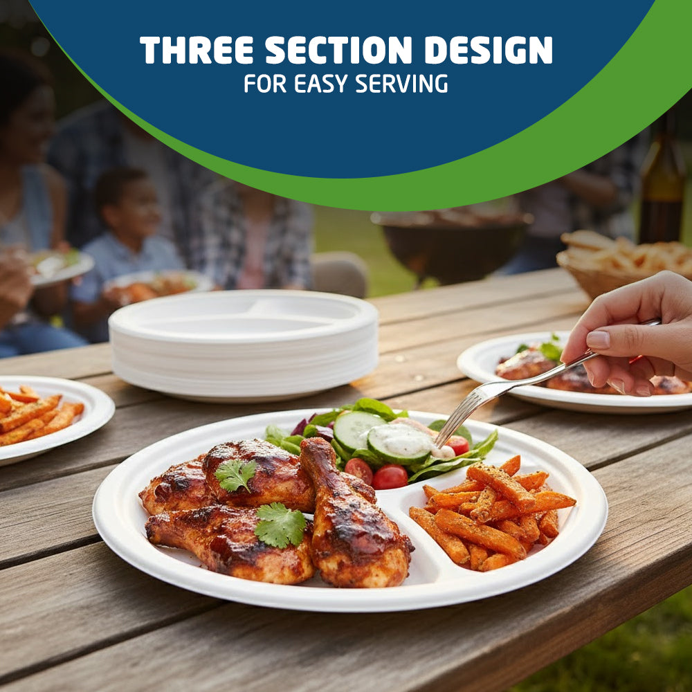 Disposable Bagasse Plates