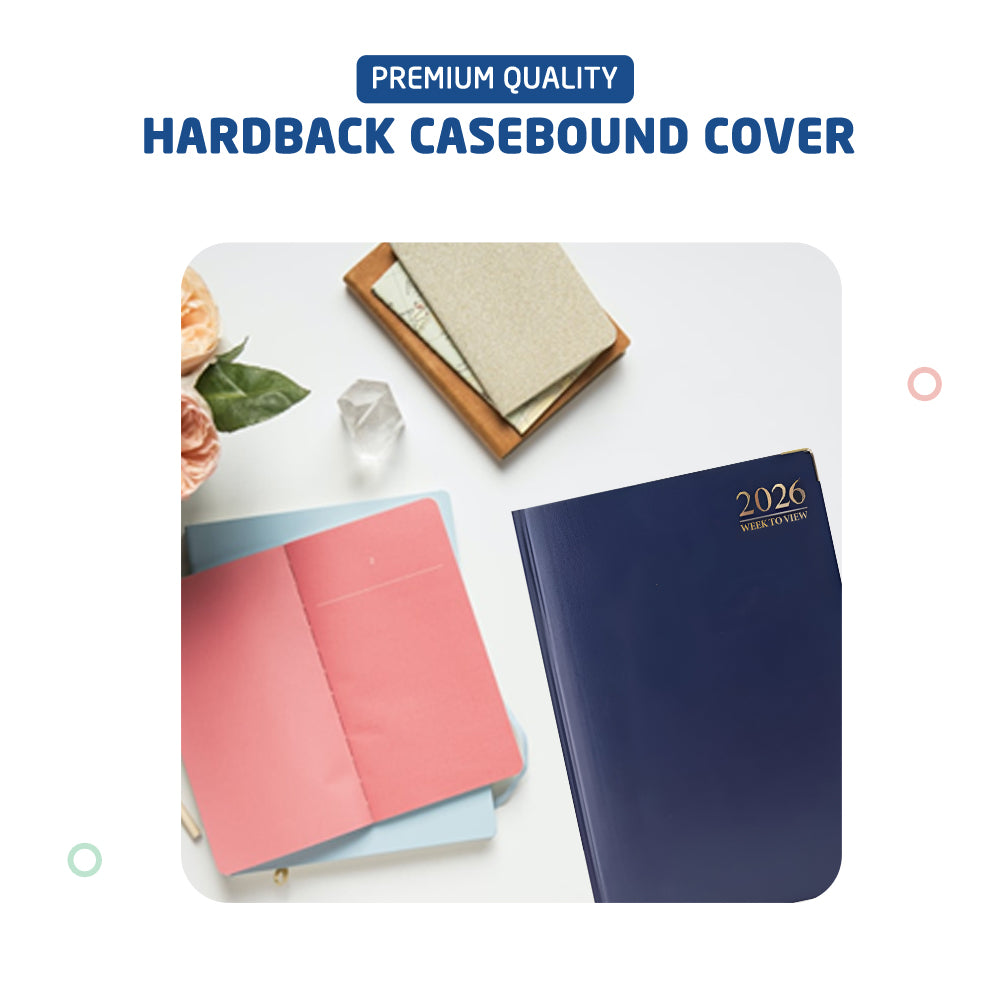 2026 A4 Week to View Diary